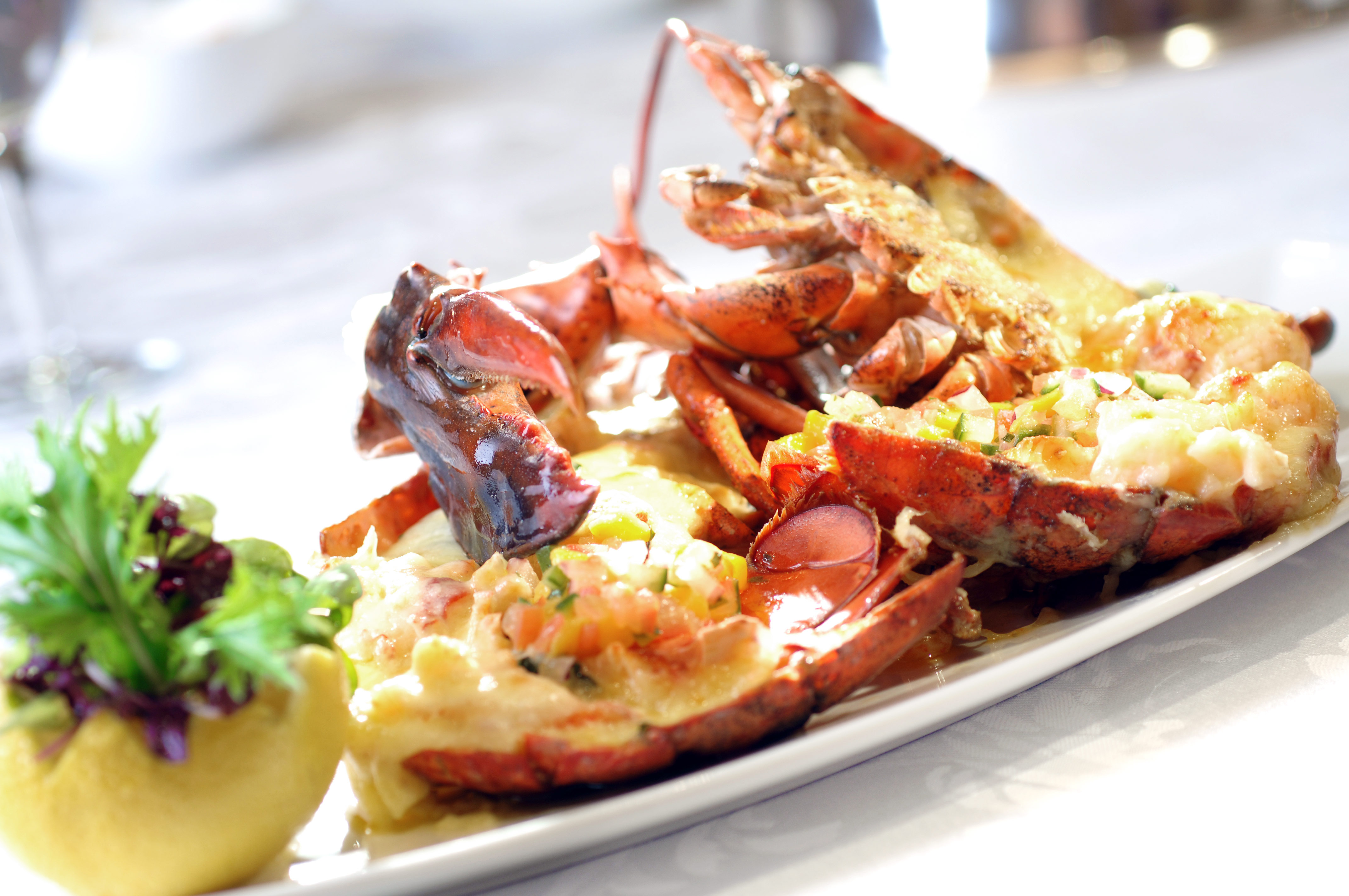 Lobster Thermidor - Egg -Citing Easter Feasting atThe Rain Tree Cafe